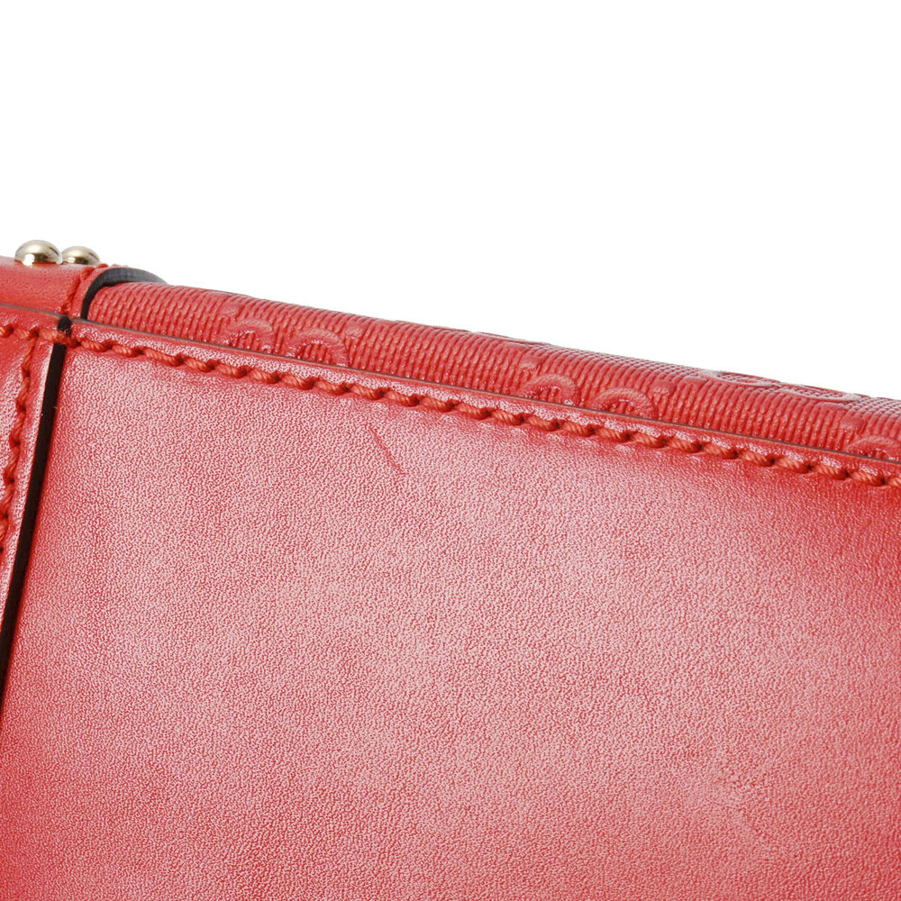 GUCCI Bright Diamante Studded Red Leather Handbag - Picture 7 of 9